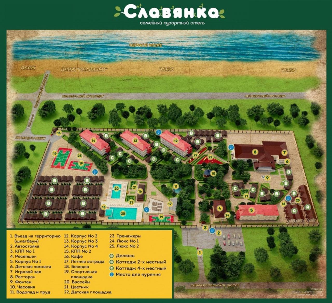 Slavyanka Hotel All Inclusive Анапа Екстериор снимка